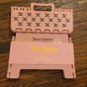 Juicy Couture Blush Pink Folding Step Stool
